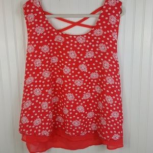 MINE TOO Daisies & Dots Flowy Top
